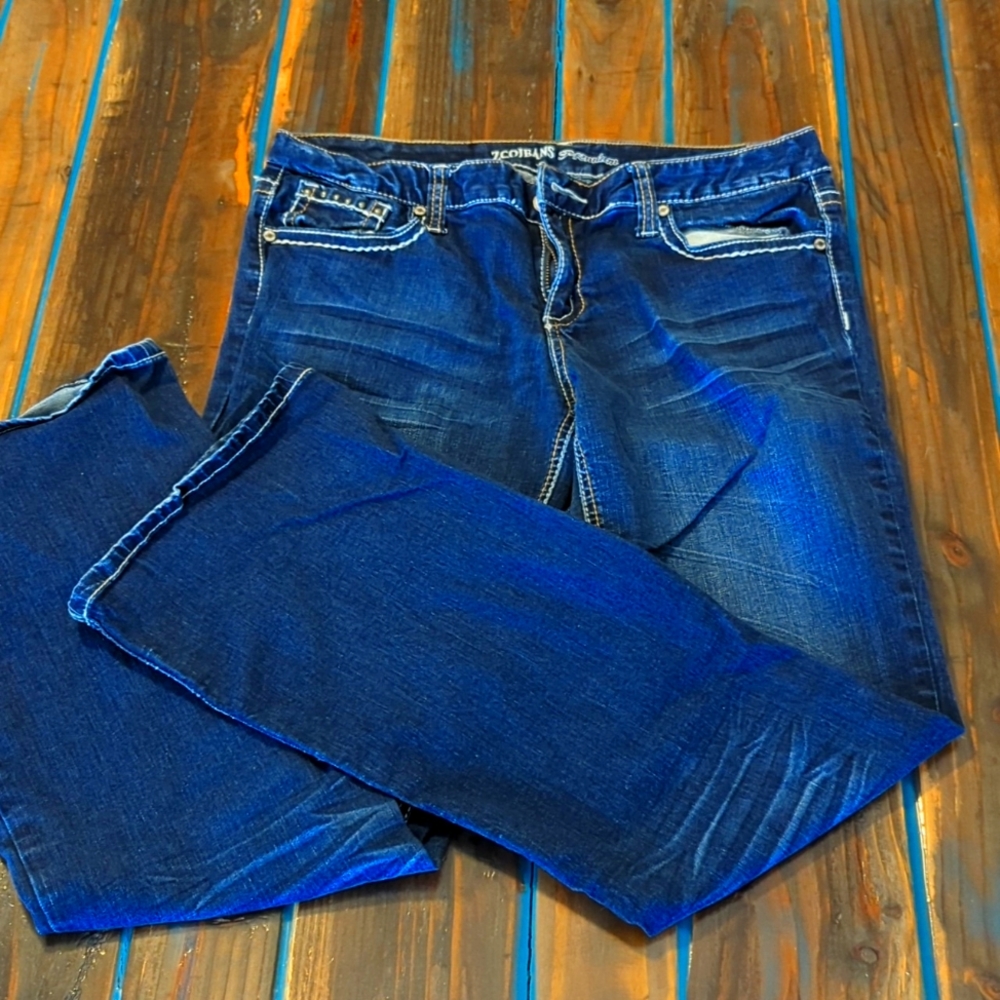 Dark Denim Boot Cut Jeans
